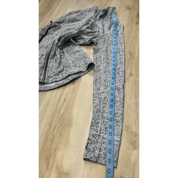 Lululemon Forme Jacket Luon Grey Taupe Speckled Animal Print W4B79S Size 6 / S - Picture 15 of 15
